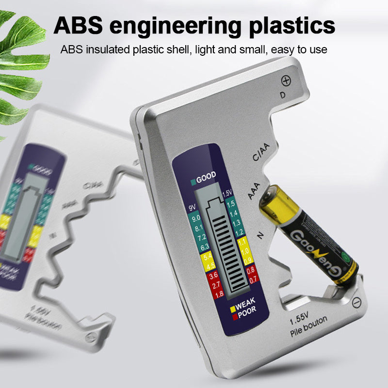 Tester universale per batterie digitali con display LCD