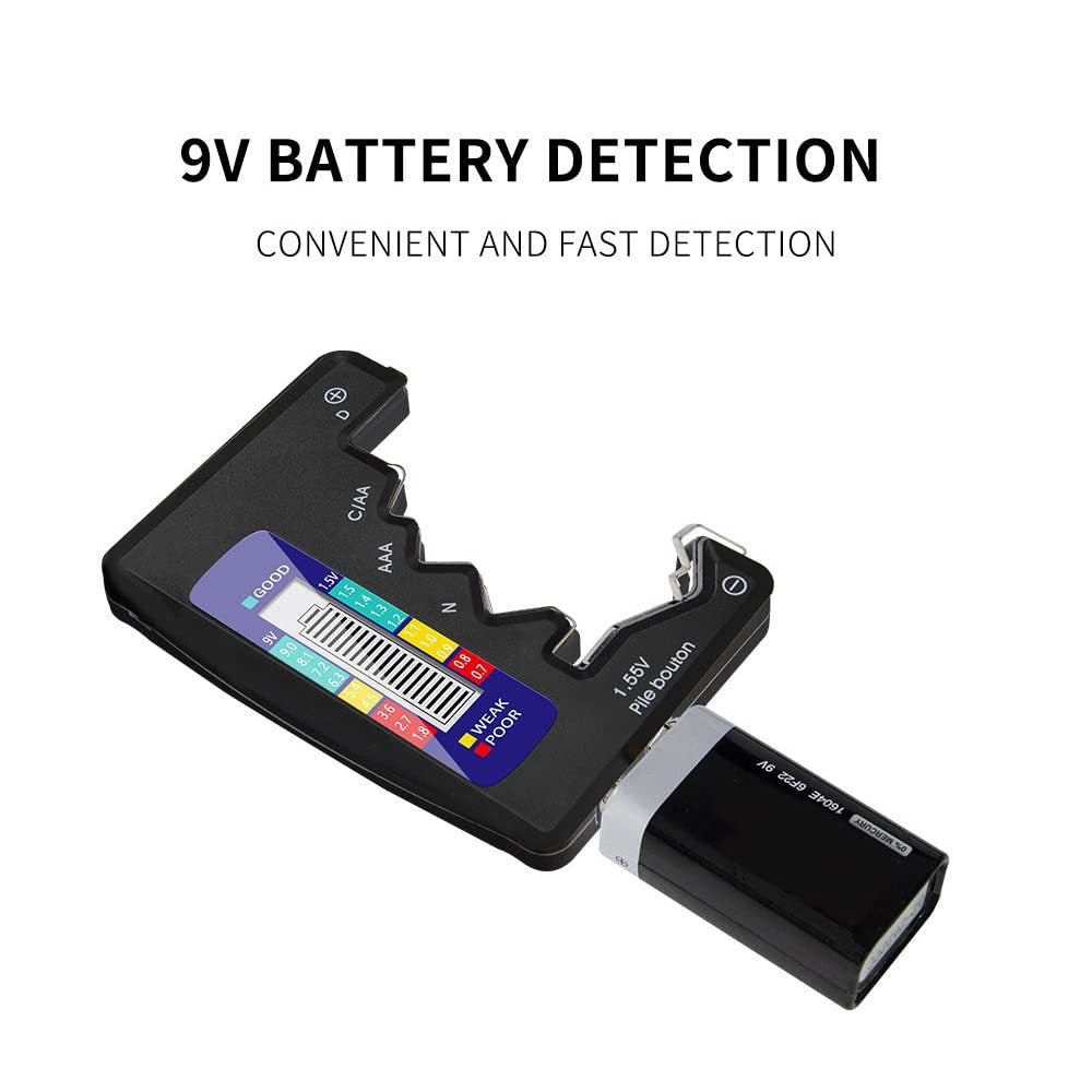 Tester universale per batterie digitali con display LCD