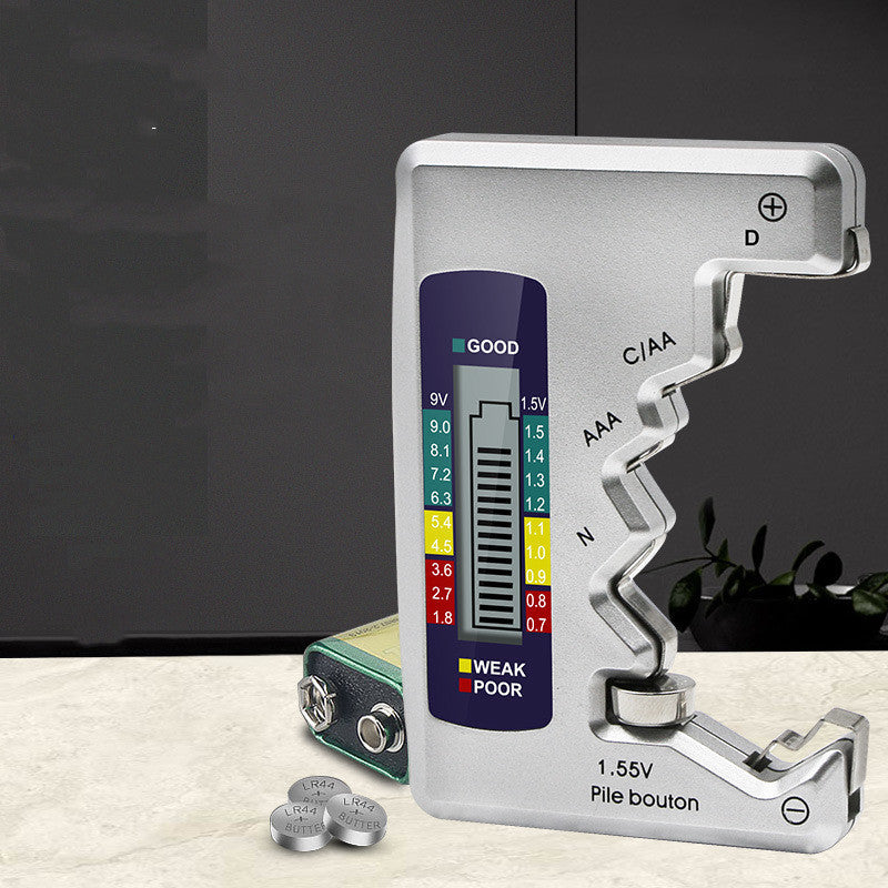 Tester universale per batterie digitali con display LCD