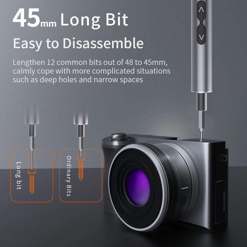 Set di cacciaviti elettrici di precisione 62 in 1 [Ultra Sottile]
